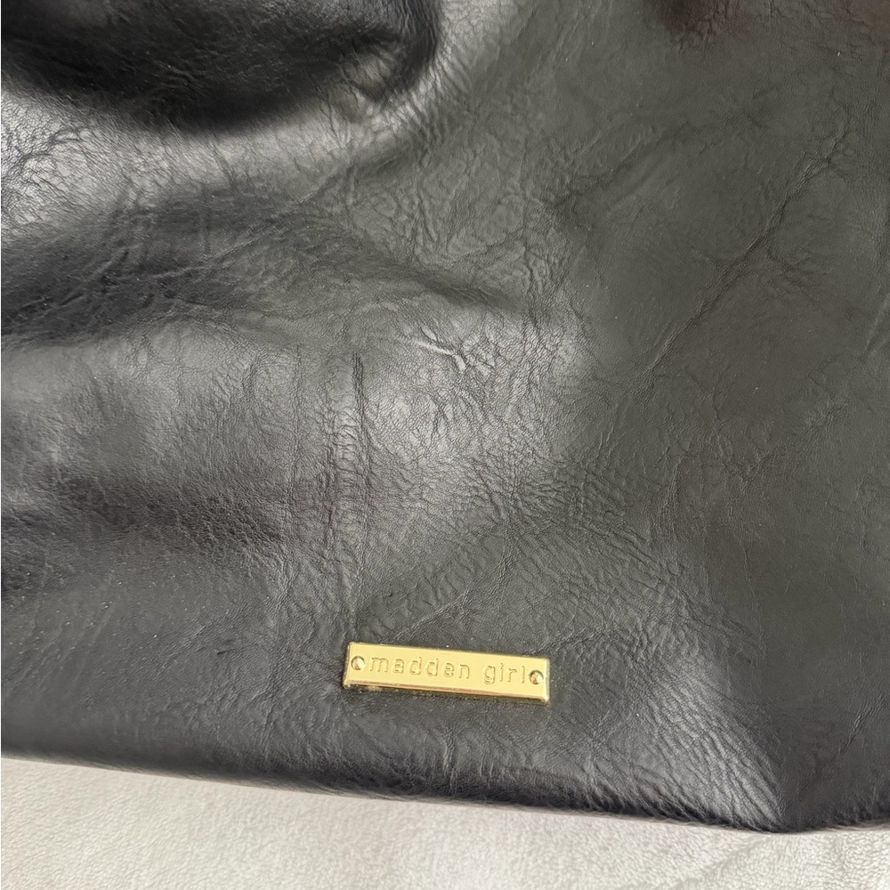 Black and Brown Travel Duffle Bag - Classic Weekend Bag - Picture 3 of 6